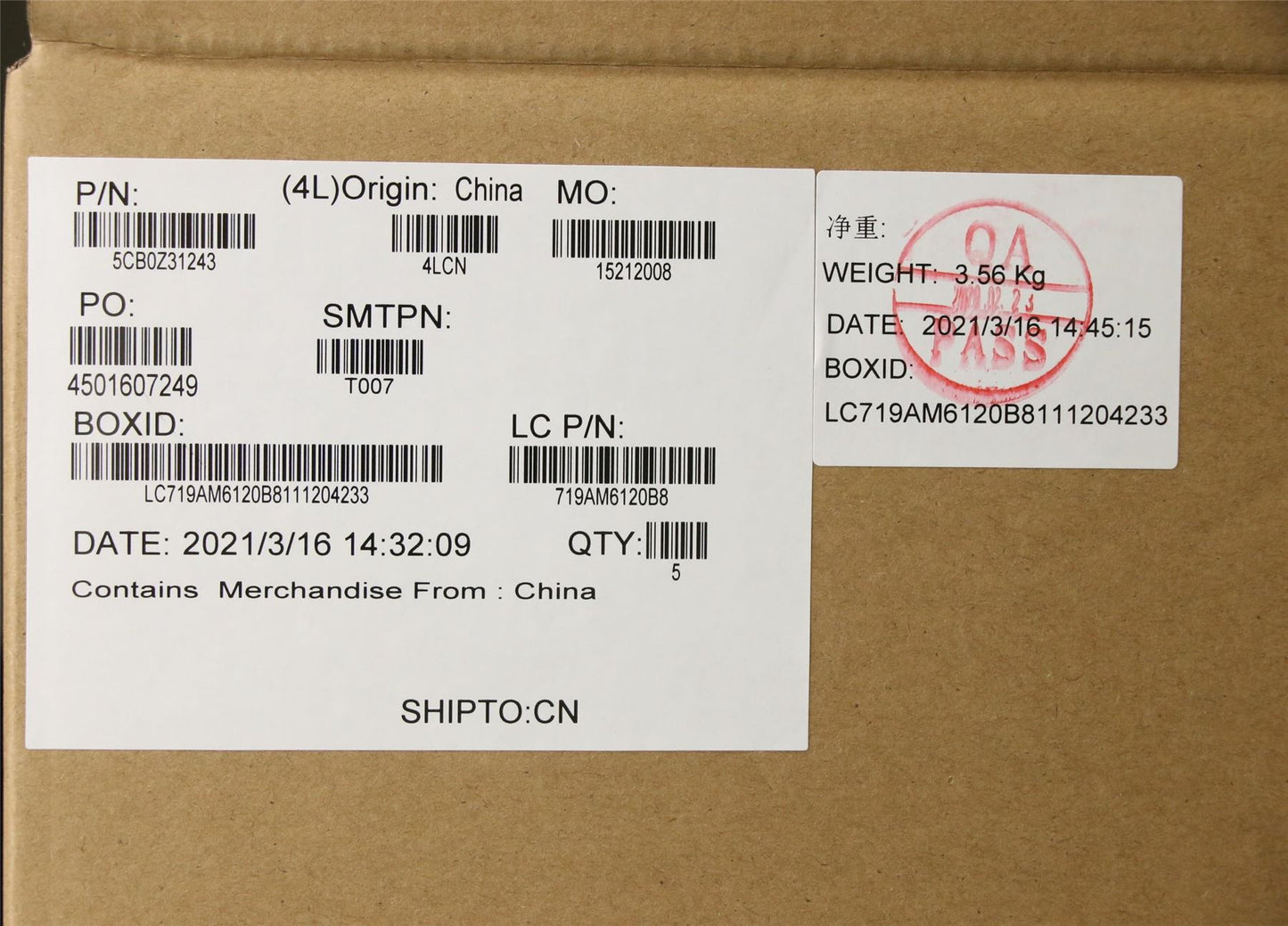 Lenovo Upper Case ASM_SP L81YK FPBLAB 5CB0Z31243
