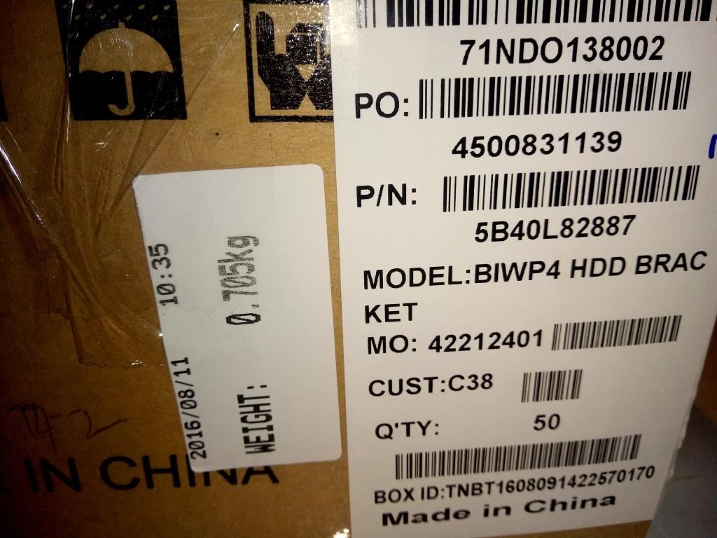 Lenovo HDD Bracket C 80UC 5B40L82887