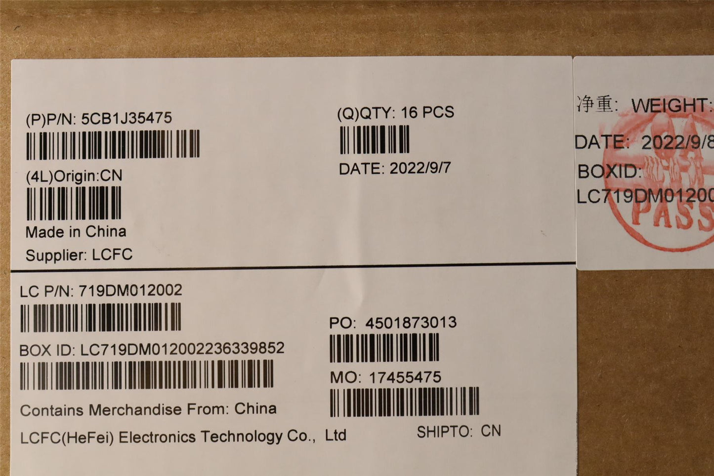 Lenovo LCD Cover L 82T5 A_COVER_T2-4_GREY 5CB1J35475