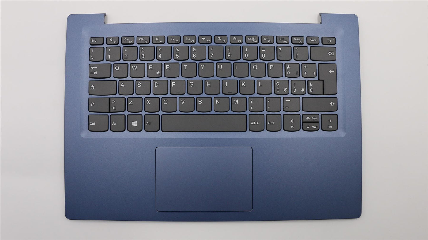 Lenovo IdeaPad S130-14IGM Keyboard Palmrest Top Cover Italian Blue 5CB0R61120