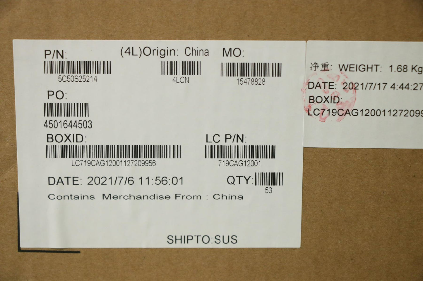 Lenovo USB Board L 82JD 5C50S25214
