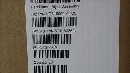 Lenovo TAPE D COVER COSTMETICS MYLAR L H 82YL*5 5T10S33624