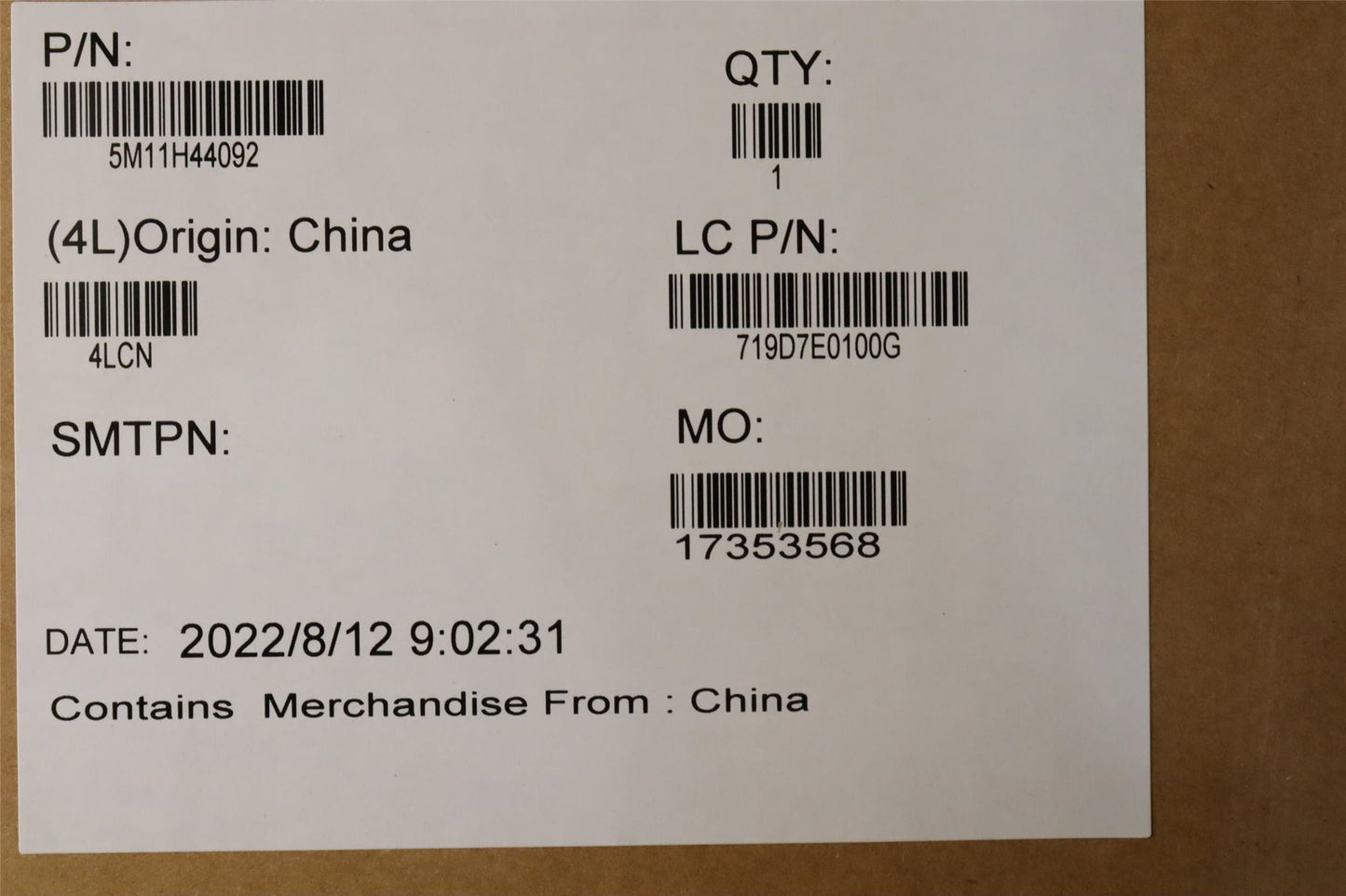 Lenovo ThinkPad X1 10th Gen LCD Screen Display Assembly 5M11H44098