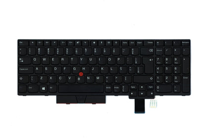 Lenovo ThinkPad T580 P52s Keyboard Brazilian Portuguese Black 01HX143 01HX183