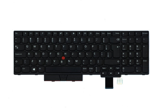 Lenovo ThinkPad T580 P52s Keyboard Brazilian Portuguese Black 01HX143 01HX183