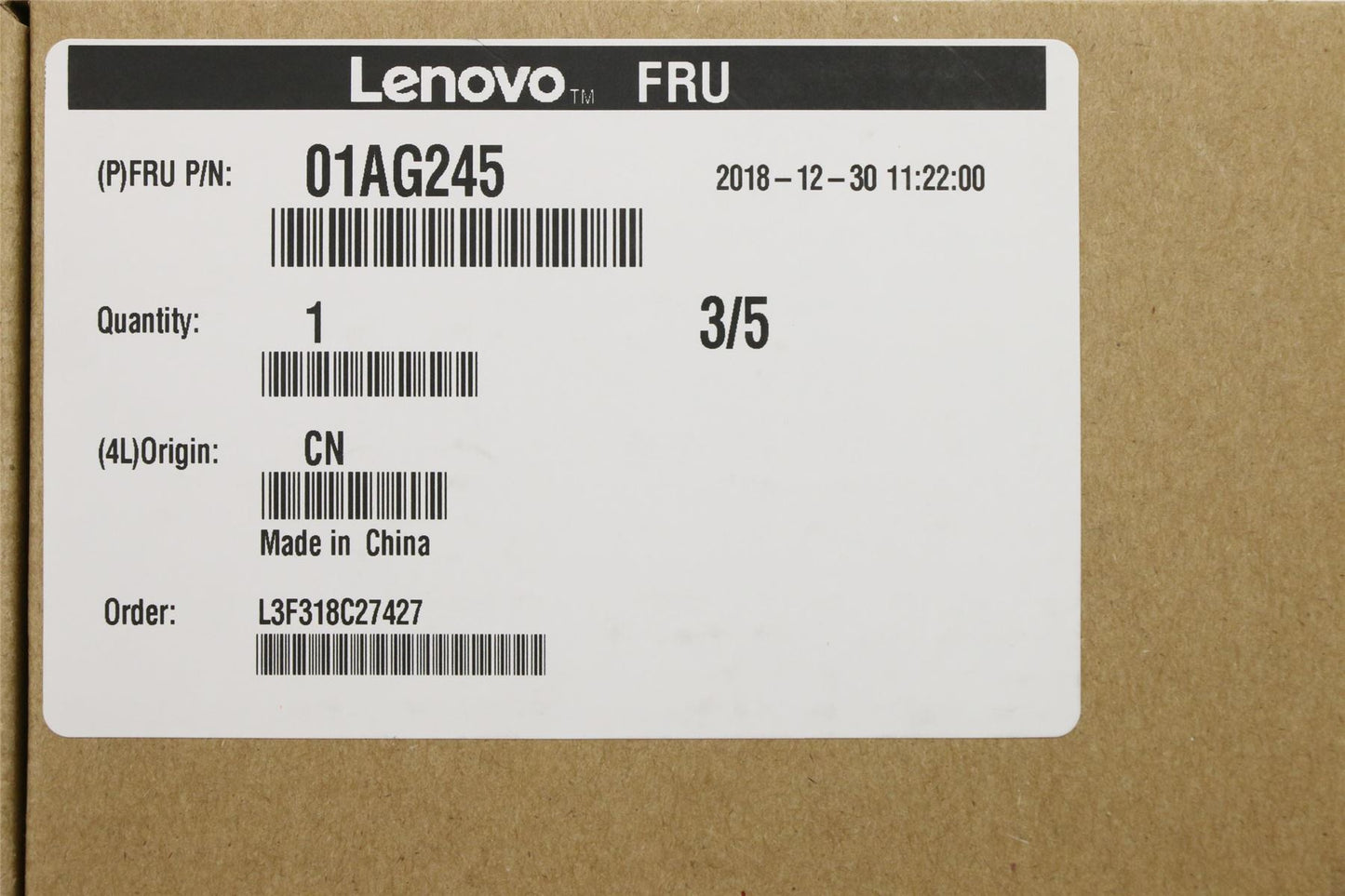 Lenovo ThinkStation P330 2nd Gen P330 CPU Processor 01AG245