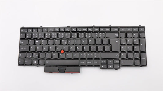 Lenovo ThinkPad P50 P70 Keyboard Czech Black Backlit 00PA296