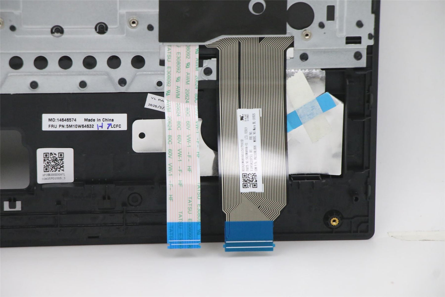 Lenovo ThinkPad E15 Gen 2 Keyboard Palmrest Top Cover Russian Black 5M10W64632