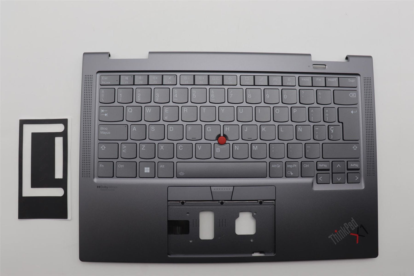 Lenovo ThinkPad X1 7th Gen Keyboard Palmrest Top Cover Spanish 5M11H45733