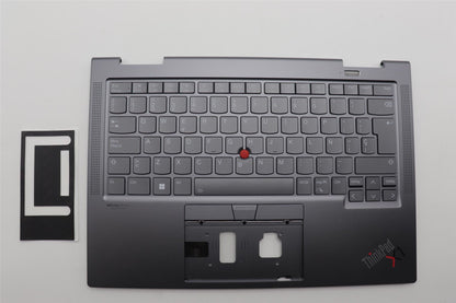 Lenovo ThinkPad X1 7th Gen Keyboard Palmrest Top Cover Spanish 5M11H45733