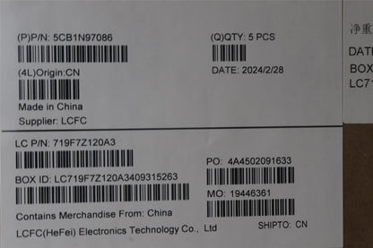 Lenovo Upper Case ASM_SWS L 83E7FP AG BL 5CB1N97086