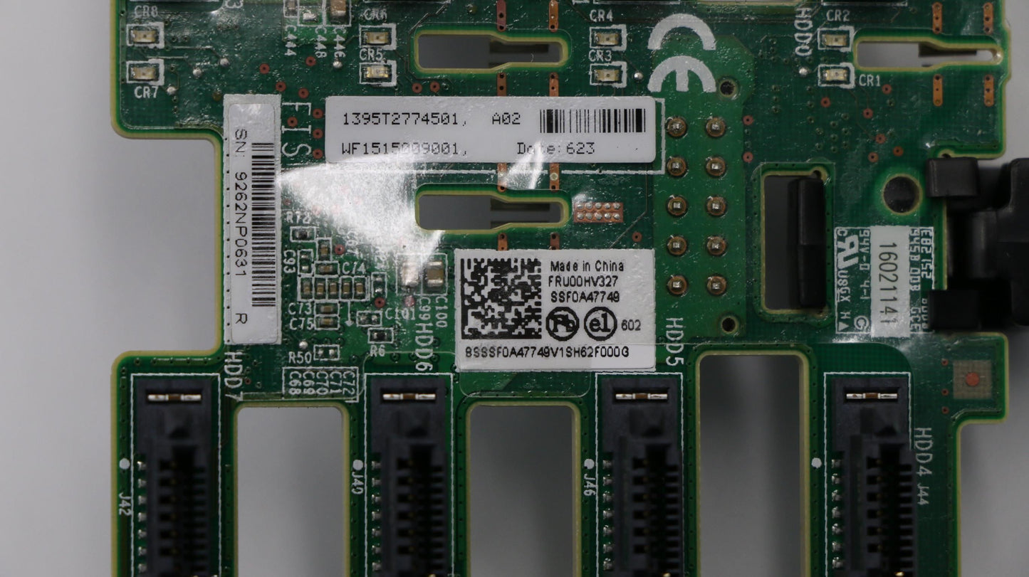 Lenovo 2u8x2.5_SAS_For 110i BP SAS RAID Board 00HV327