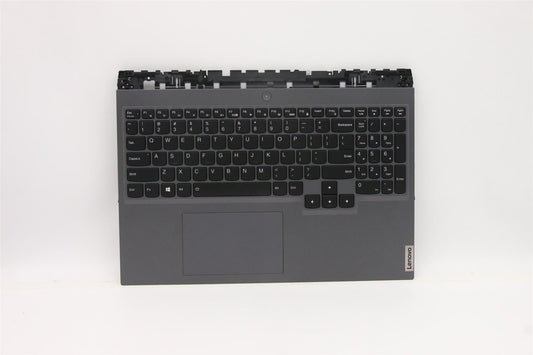 Lenovo 5 16ACH6 Palmrest Cover Touchpad Keyboard US Slate Grey 5CB1C93162