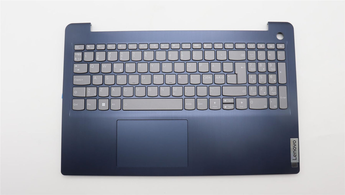 Lenovo IdeaPad 3 15IAU7 Palmrest Cover Touchpad Keyboard Nordic 5CB1H77874