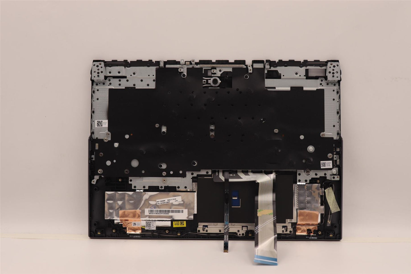 Lenovo 5 16IAH7H Palmrest Cover Touchpad Keyboard Belgian Slate Grey 5CB1F38520