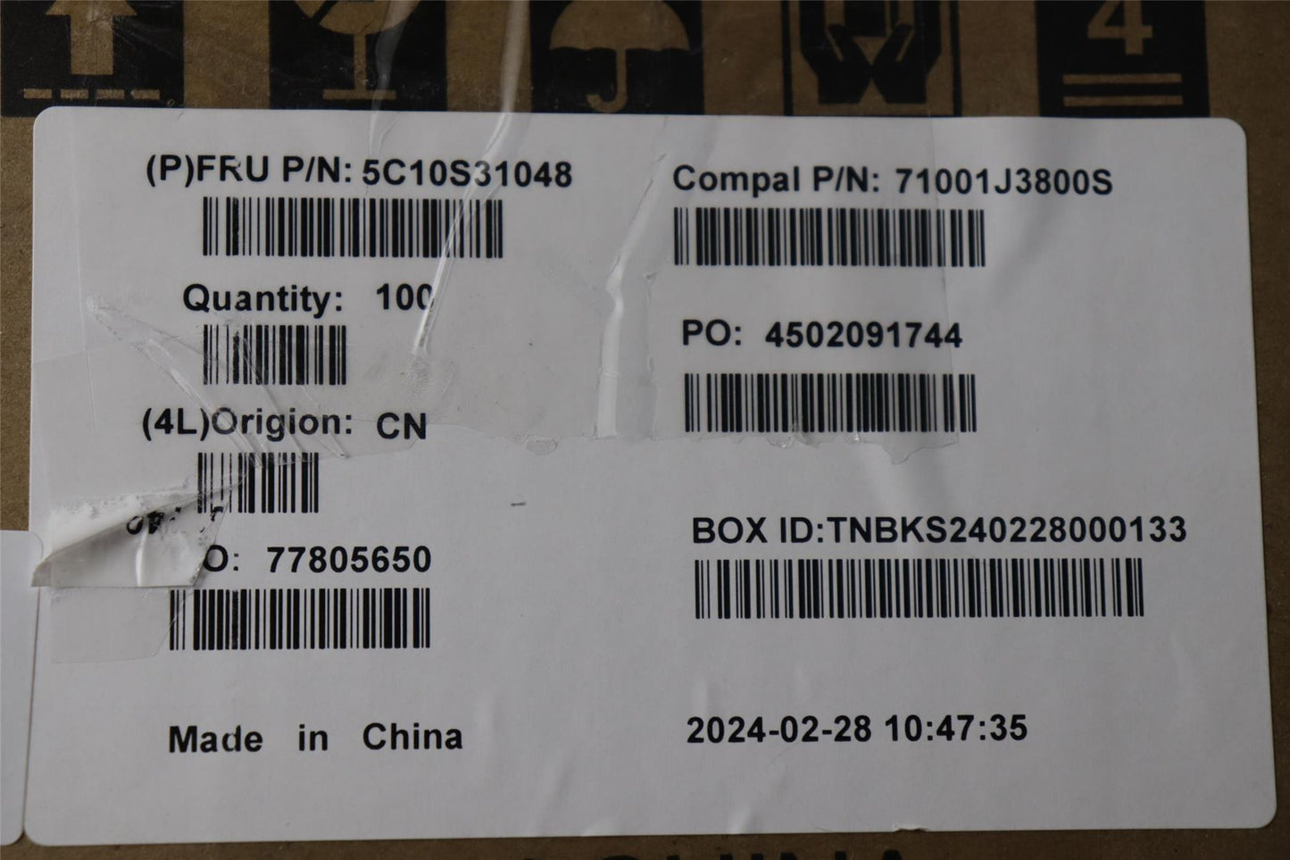 Lenovo FP FFC C 83G1 5C10S31048