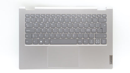 Lenovo Yoga 14s G3 IRU Palmrest Cover Touchpad Keyboard Nordic 5CB1L43742