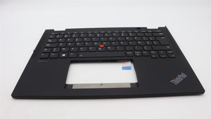 Lenovo ThinkPad X13 Gen 4 Keyboard Palmrest Top Cover Belgian Black 5M11L64082