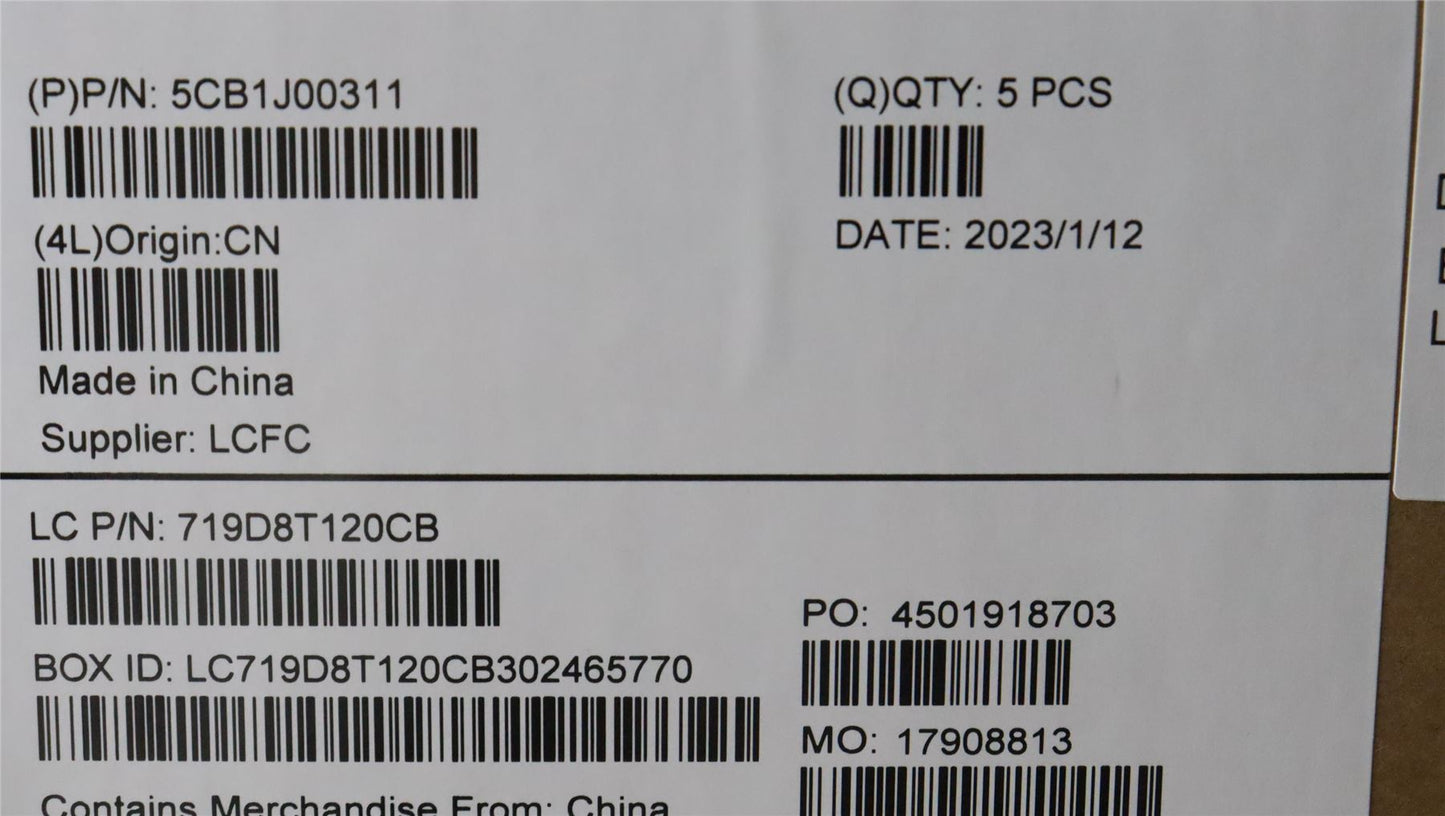 Lenovo Upper Case ASM_BELL82SFFP_AB_NB_PC 5CB1J00311
