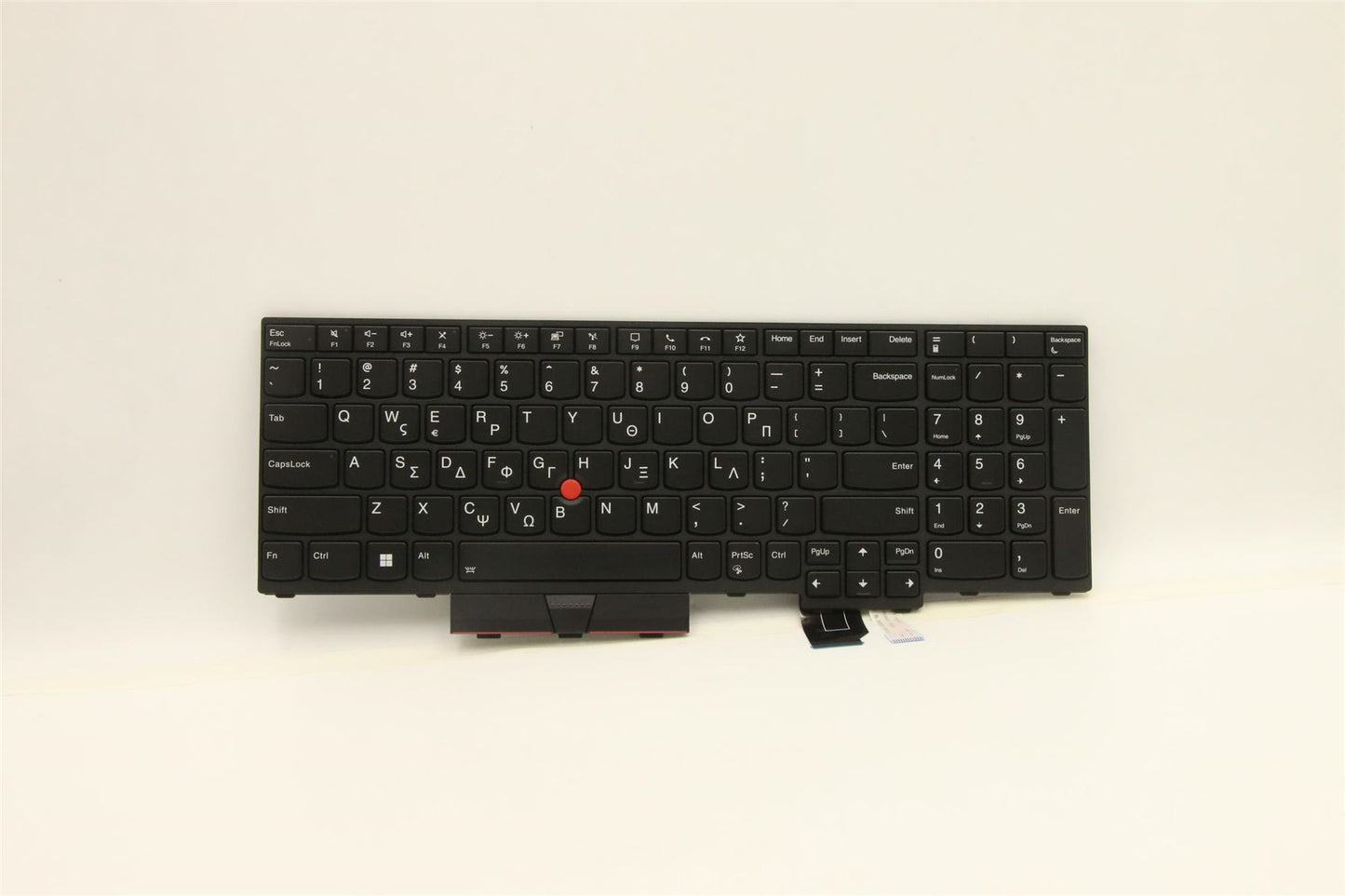 Lenovo ThinkPad T15g Gen 2 P15 Gen 2 s Keyboard Greek Black Backlit 5N21B44377