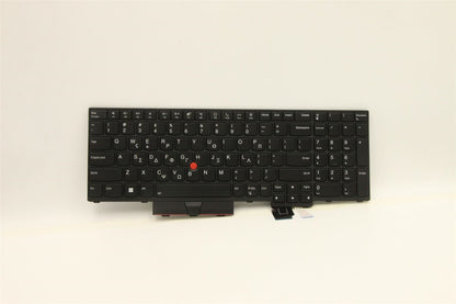 Lenovo ThinkPad T15g Gen 2 P15 Gen 2 s Keyboard Greek Black Backlit 5N21B44377