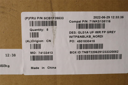 Lenovo IdeaPad 1-14ADA7 Palmrest Touchpad Cover Keyboard Nordic 5CB1F28533