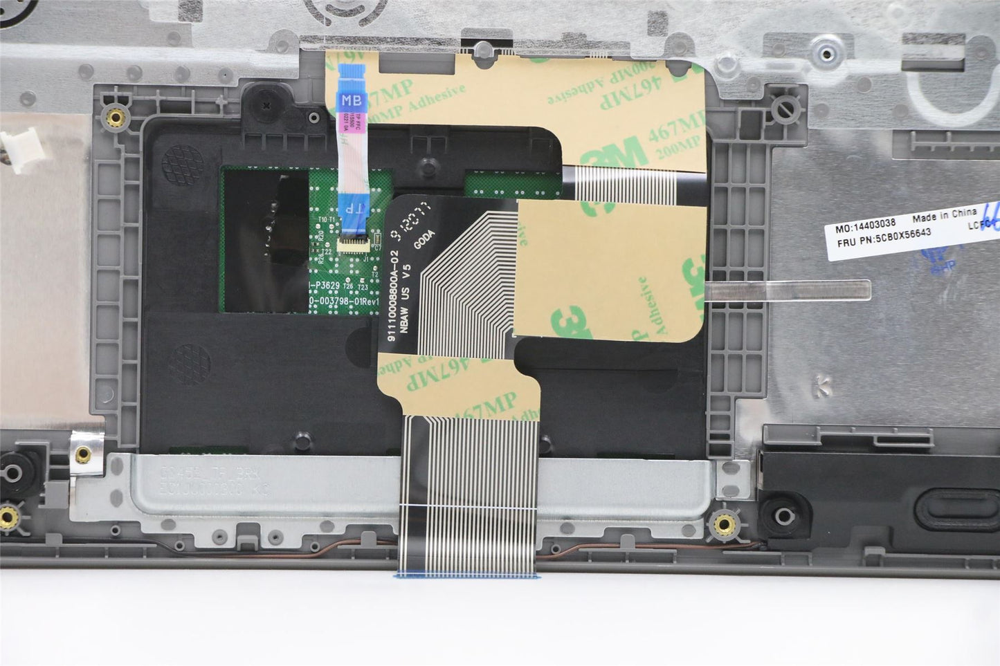 Lenovo Upper Case ASM_UKR L81WAFPPGYDIS 5CB0X56643