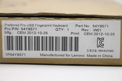 Lenovo FP(EPEAT GOLD),TH Keyboard 54Y9571
