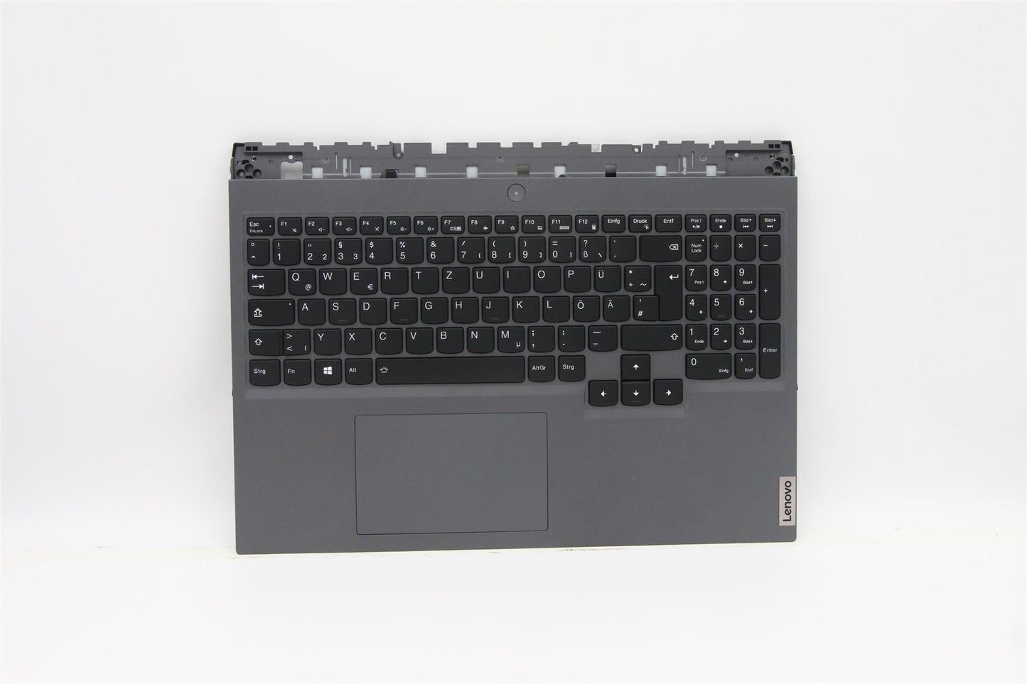 Lenovo 5 16ITH6 Palmrest Cover Touchpad Keyboard German Slate Grey 5CB1D10481