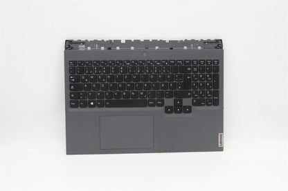 Lenovo 5 16ITH6 Palmrest Cover Touchpad Keyboard German Slate Grey 5CB1D10481
