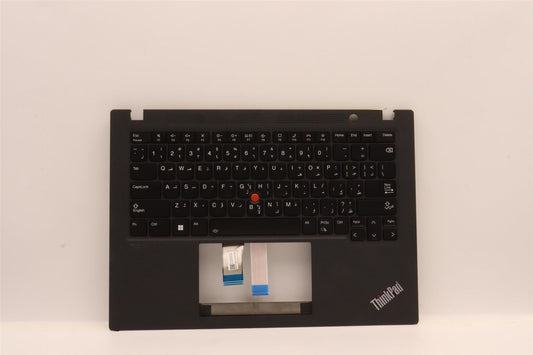 Lenovo ThinkPad T14s Gen 3 Keyboard Palmrest Top Cover Arabic Black 5M11H27286