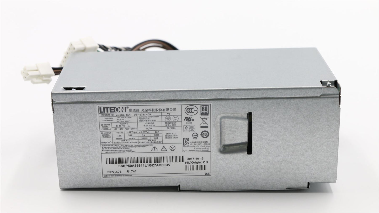 Lenovo ThinkCentre M92p M82 M92 Power Supply PSU Power 54Y8898