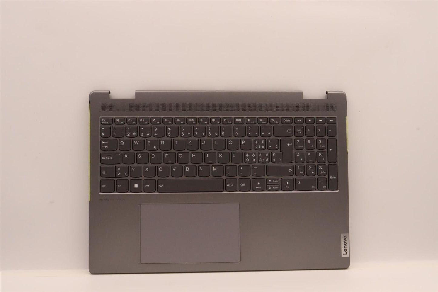 Lenovo Yoga 7 16IAH7 Palmrest Cover Touchpad Keyboard Switzerland 5CB1J03981