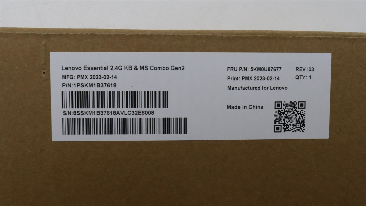 Lenovo WL KM Calliope BK EST 5KM0U87677