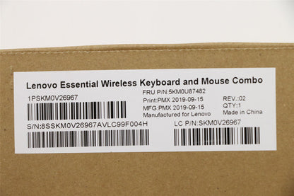 Lenovo Primax RFBU71 2.4G BKR+C_IN 5KM0U87482