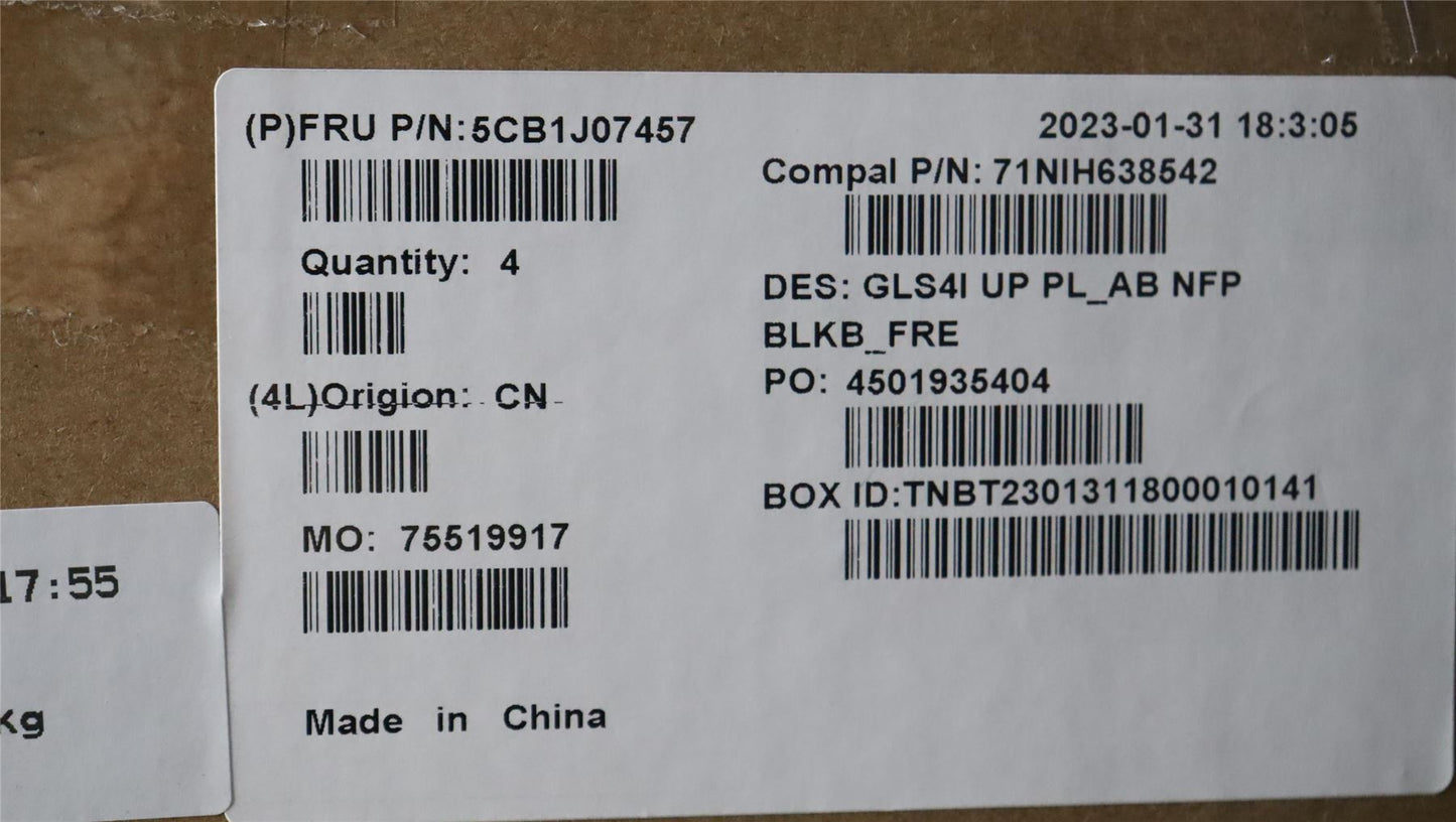 Lenovo UpperCaseASM_FRA C82SD PLAB NFPBL 5CB1J07457