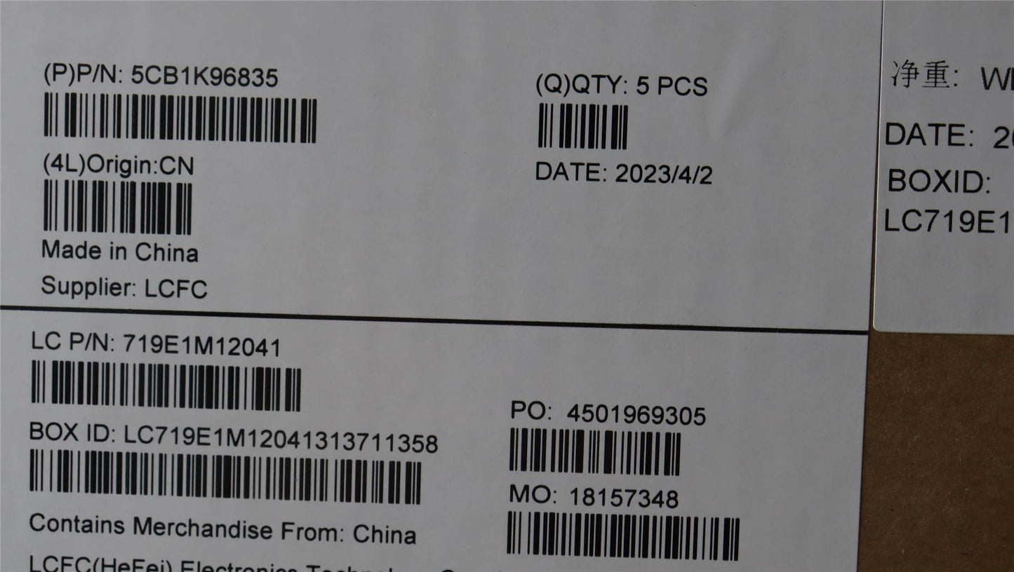 Lenovo IdeaPad 3 15ABR8 Palmrest Cover Touchpad Keyboard Belgian 5CB1K96835