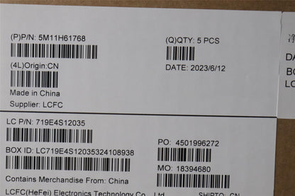 Lenovo 14e Gen3 IP 3 14IAN8 Palmrest Cover Touchpad Keyboard US Grey 5M11H61770
