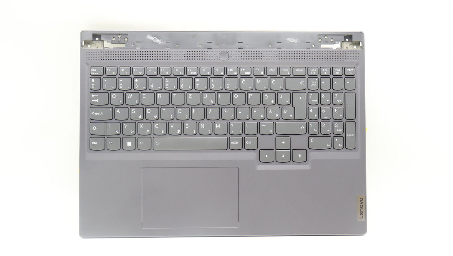 Lenovo Slim 5 16IRH8 Palmrest Cover Touchpad Keyboard Hungarian 5CB1L60063