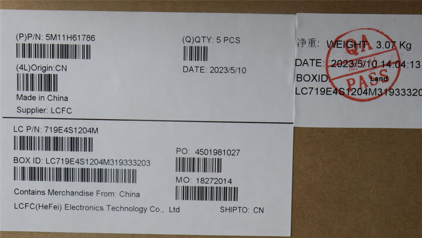 Lenovo 14e Gen3 IP 3 14IAN8 Keyboard Palmrest Top Cover UK Black 5M11H61787