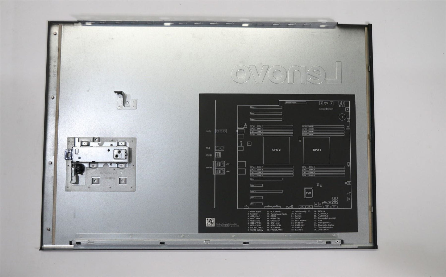 Lenovo ThinkStation P910 P920 Side Panel Desktop Cover Black 01EF243