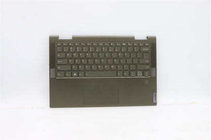 Lenovo Yoga 7-14ITL5 Keyboard Palmrest Top Cover US Dark Moss 5CB1A08879