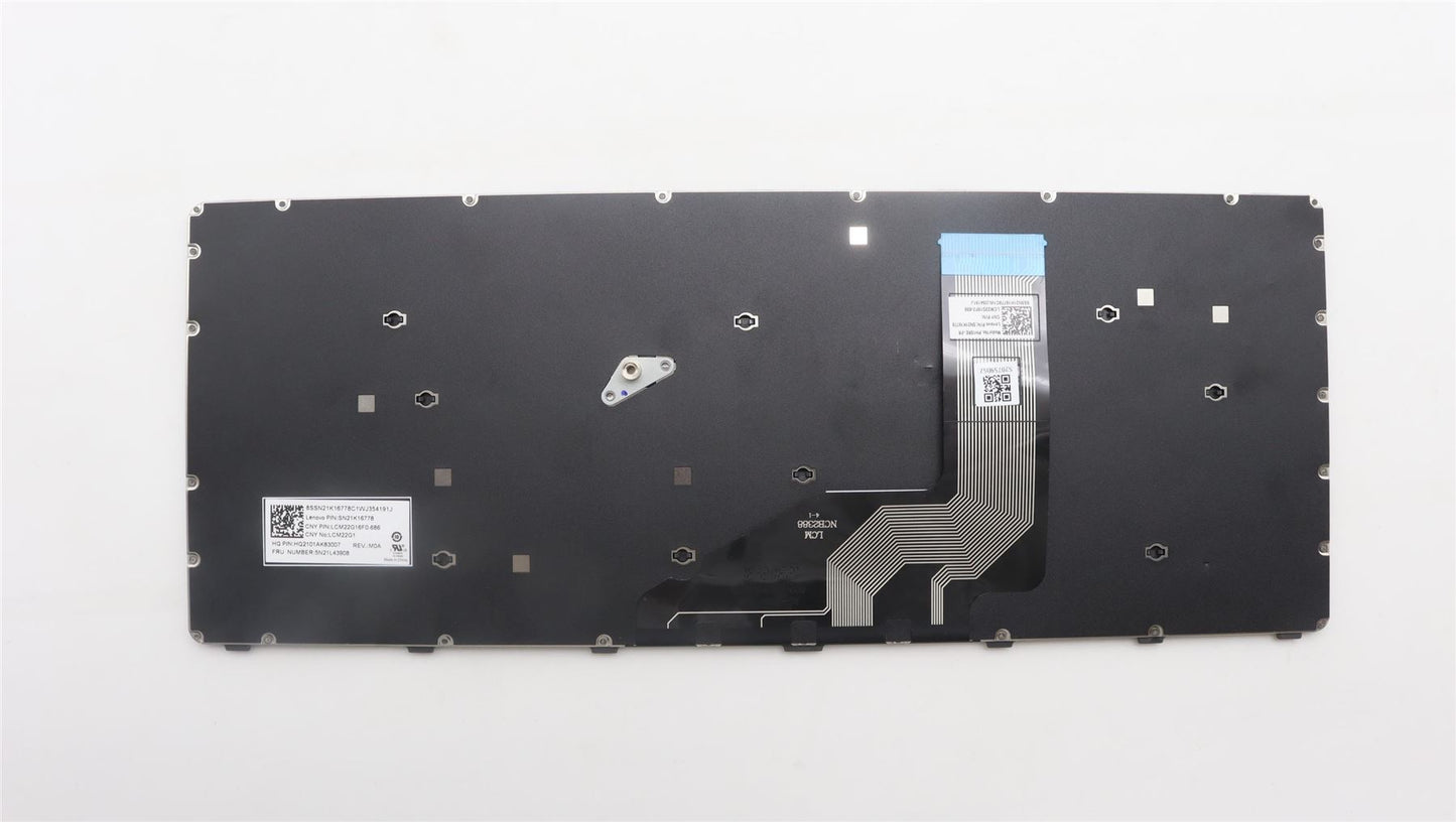 Lenovo 100e Gen4 Keyboard French Grey Backlit 5N21L43908