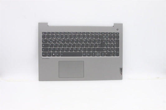 Lenovo ThinkBook 15p IMH Keyboard Palmrest Top Cover German Silver 5CB1B07172