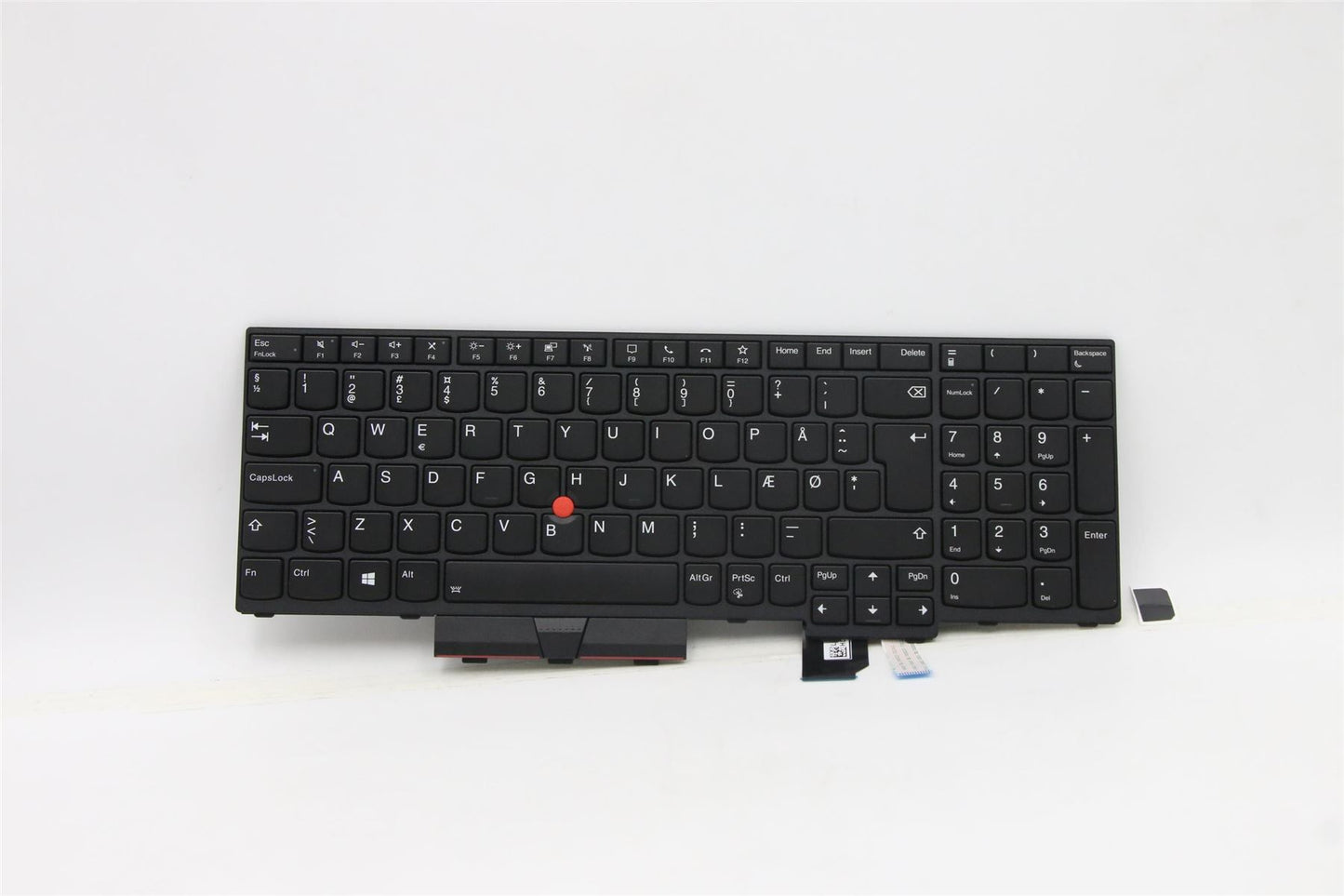 Lenovo ThinkPad P17 Gen 1 Keyboard Danish Black Backlit 5M10Z54329