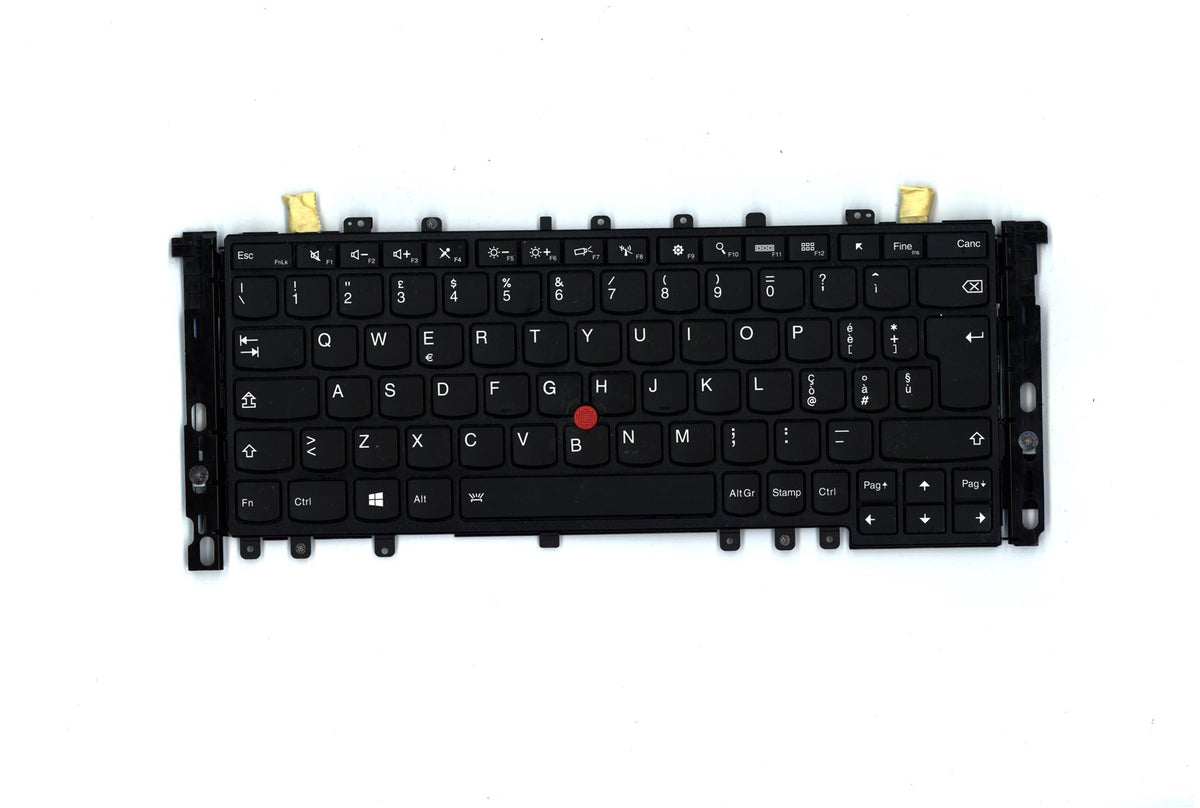 Genuine Lenovo ThinkPad Yoga Keyboard Italian Black Backlit 04Y2637