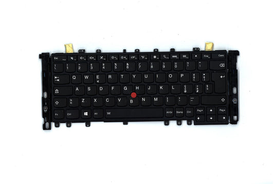 Genuine Lenovo ThinkPad Yoga Keyboard Italian Black Backlit 04Y2637