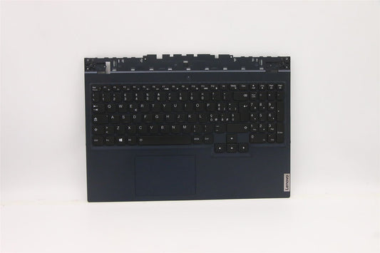 Lenovo Legion 5-15ACH6H Keyboard Palmrest Top Cover Italian Blue 5CB1C74818