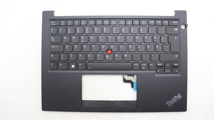 Lenovo ThinkPad E14 Gen 5 Keyboard Palmrest Top Cover Russian Black 5M11L92580