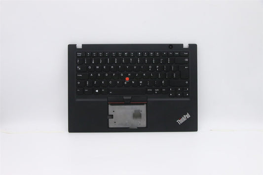 Lenovo ThinkPad T490s Keyboard Palmrest Top Cover Canadian French Black 02HM200